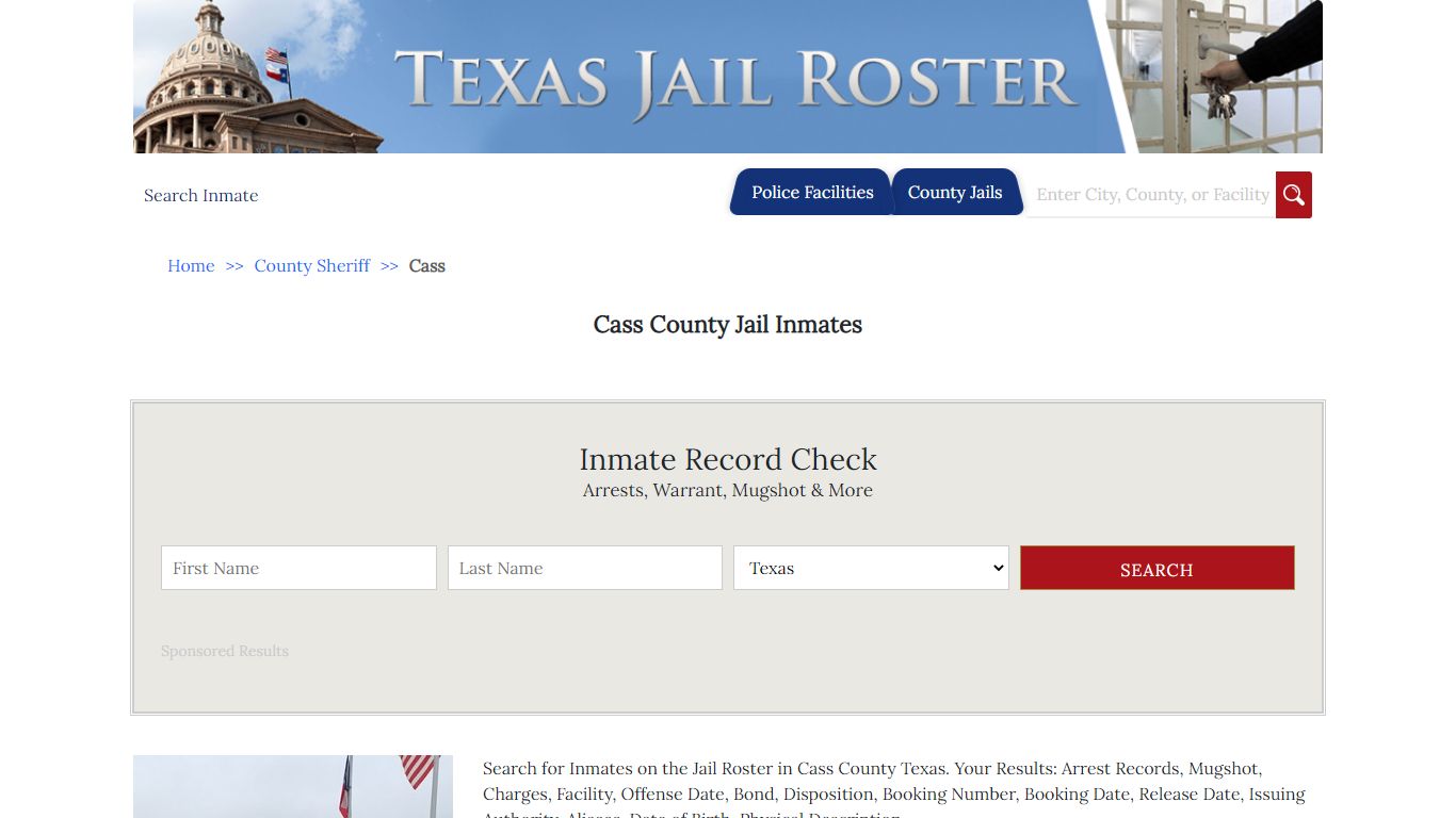 Cass County Jail Inmates - Jail Roster Search